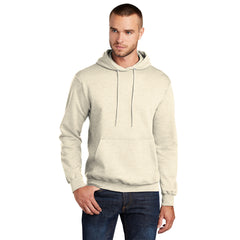 Port & Company PC78H Core Fleece Pullover Hooded Sweatshirt - Oatmeal Heather - 