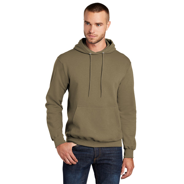 Port & Company PC78H Core Fleece Pullover Hooded Sweatshirt - Coyote Brown