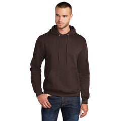 Port & Company PC78H Core Fleece Pullover Hooded Sweatshirt - Dark Chocolate Brown - 