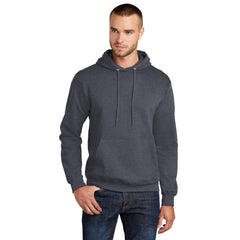 Port & Company PC78H Core Fleece Pullover Hooded Sweatshirt - Heather Navy - 