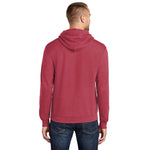 Port & Company PC78H Core Fleece Pullover Hooded Sweatshirt - Heather Red