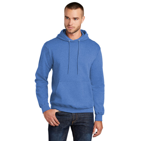 Port & Company PC78H Core Fleece Pullover Hooded Sweatshirt - Heather Royal