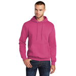 Port & Company PC78H Core Fleece Pullover Hooded Sweatshirt - Heather Sangria