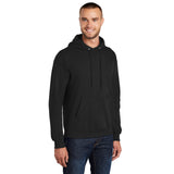 Port & Company PC78H Core Fleece Pullover Hooded Sweatshirt - Jet Black