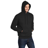 Port & Company PC78H Core Fleece Pullover Hooded Sweatshirt - Jet Black