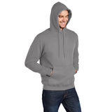 Port & Company PC78H Core Fleece Pullover Hooded Sweatshirt - Medium Grey