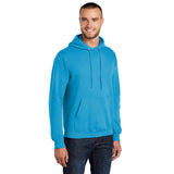 Port & Company PC78H Core Fleece Pullover Hooded Sweatshirt - Neon Blue