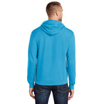 Port & Company PC78H Core Fleece Pullover Hooded Sweatshirt - Neon Blue