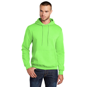 Port & Company PC78H Core Fleece Pullover Hooded Sweatshirt - Neon Green - 