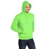 Port & Company PC78H Core Fleece Pullover Hooded Sweatshirt - Neon Green