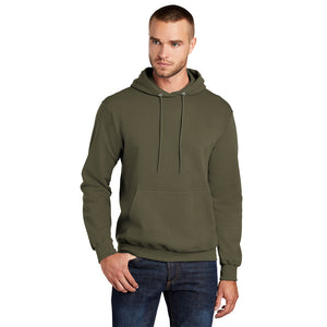 Port & Company PC78H Core Fleece Pullover Hooded Sweatshirt - Olive Drab Green - 