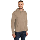 Port & Company PC78H Core Fleece Pullover Hooded Sweatshirt - Sand