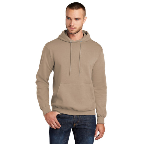 Port & Company PC78H Core Fleece Pullover Hooded Sweatshirt - Sand