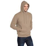 Port & Company PC78H Core Fleece Pullover Hooded Sweatshirt - Sand