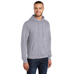 Port & Company PC78H Core Fleece Pullover Hooded Sweatshirt - Silver