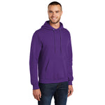 Port & Company PC78H Core Fleece Pullover Hooded Sweatshirt - Team Purple