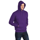 Port & Company PC78H Core Fleece Pullover Hooded Sweatshirt - Team Purple