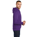 Port & Company PC78H Core Fleece Pullover Hooded Sweatshirt - Team Purple