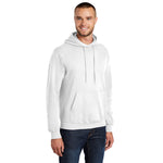 Port & Company PC78H Core Fleece Pullover Hooded Sweatshirt - White