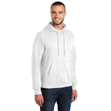 Port & Company PC78H Core Fleece Pullover Hooded Sweatshirt - White