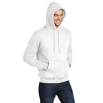 Port & Company PC78H Core Fleece Pullover Hooded Sweatshirt - White