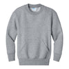 Port & Company PC78YPKT Youth Core Fleece Crewneck Pocket Sweatshirt