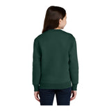 Port & Company PC78YPKT Youth Core Fleece Crewneck Pocket Sweatshirt