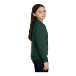 Port & Company PC78YPKT Youth Core Fleece Crewneck Pocket Sweatshirt