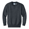 Port & Company PC78YPKT Youth Core Fleece Crewneck Pocket Sweatshirt