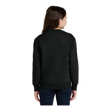 Port & Company PC78YPKT Youth Core Fleece Crewneck Pocket Sweatshirt