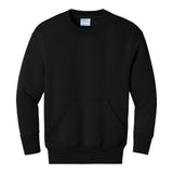 Port & Company PC78YPKT Youth Core Fleece Crewneck Pocket Sweatshirt