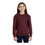 Port & Company PC78YPKT Youth Core Fleece Crewneck Pocket Sweatshirt