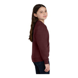 Port & Company PC78YPKT Youth Core Fleece Crewneck Pocket Sweatshirt