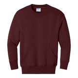 Port & Company PC78YPKT Youth Core Fleece Crewneck Pocket Sweatshirt