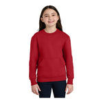 Port & Company PC78YPKT Youth Core Fleece Crewneck Pocket Sweatshirt