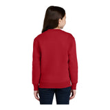 Port & Company PC78YPKT Youth Core Fleece Crewneck Pocket Sweatshirt