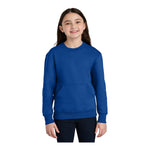 Port & Company PC78YPKT Youth Core Fleece Crewneck Pocket Sweatshirt