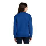 Port & Company PC78YPKT Youth Core Fleece Crewneck Pocket Sweatshirt