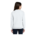 Port & Company PC78YPKT Youth Core Fleece Crewneck Pocket Sweatshirt