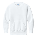 Port & Company PC78YPKT Youth Core Fleece Crewneck Pocket Sweatshirt