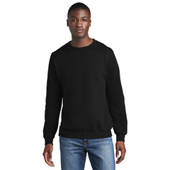 Port & Company PC78 Core Fleece Crewneck Sweatshirt - Jet Black - 