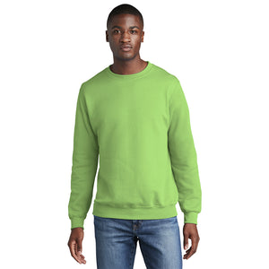 Port & Company PC78 Core Fleece Crewneck Sweatshirt - Lime - 