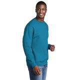 Port & Company PC78 Core Fleece Crewneck Sweatshirt - Neon Blue