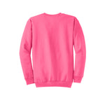 Port & Company PC78 Core Fleece Crewneck Sweatshirt - Neon Pink