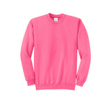 Port & Company PC78 Core Fleece Crewneck Sweatshirt - Neon Pink