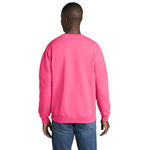 Port & Company PC78 Core Fleece Crewneck Sweatshirt - Neon Pink