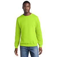 Port & Company PC78 Core Fleece Crewneck Sweatshirt - Neon Yellow