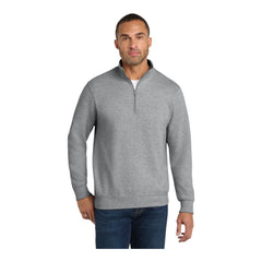 Port & Company PC850Q Fan Favorite Fleece 1/4-Zip Pullover Sweatshirt - 