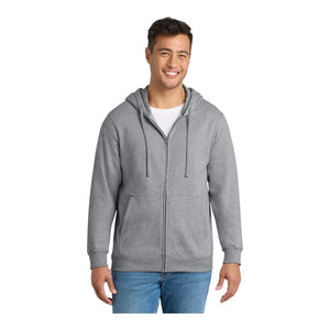 Port & Company PC850ZH Fan Favorite Fleece Full-Zip Hooded Sweatshirt - 