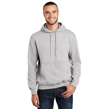 Port & Company PC90H Essential Fleece Pullover Hooded Sweatshirt - Ash